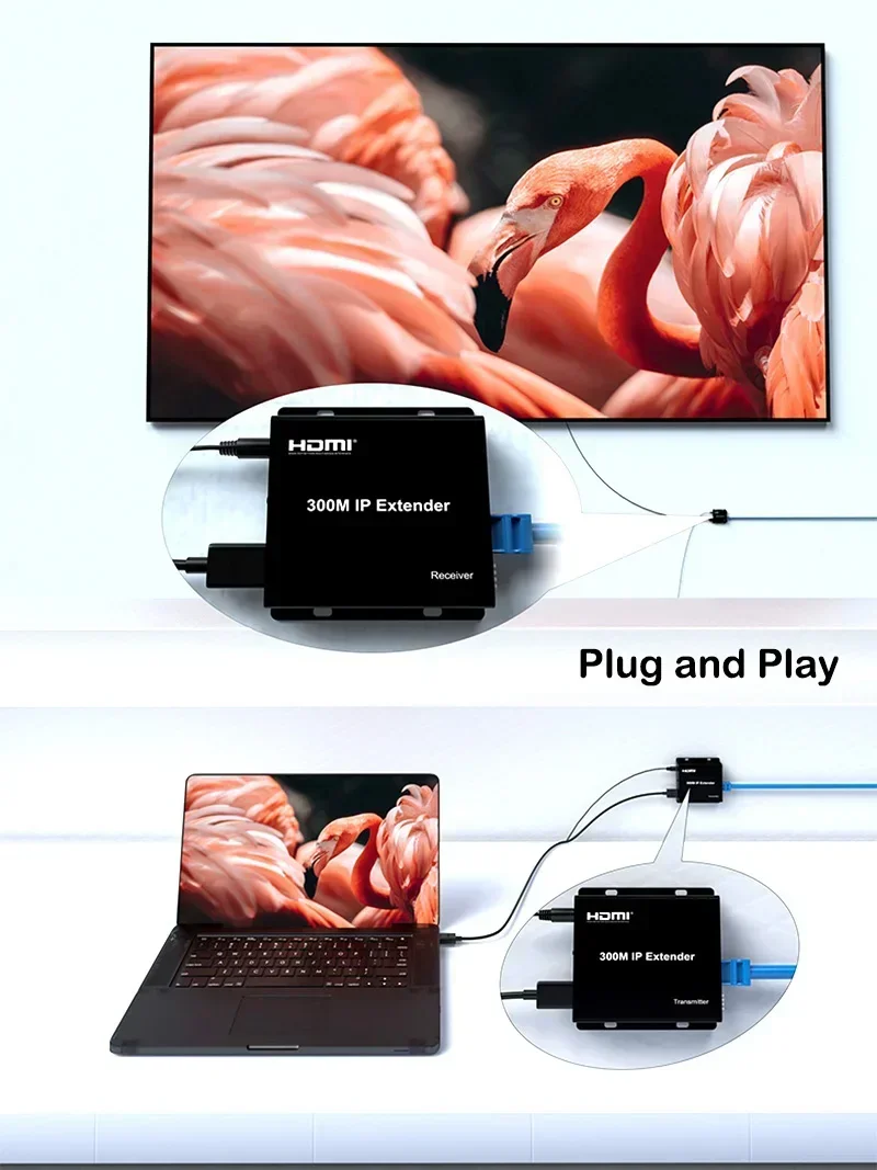 150m 200m 300M IP Extender Via - Hdmi Cable 评论和价格