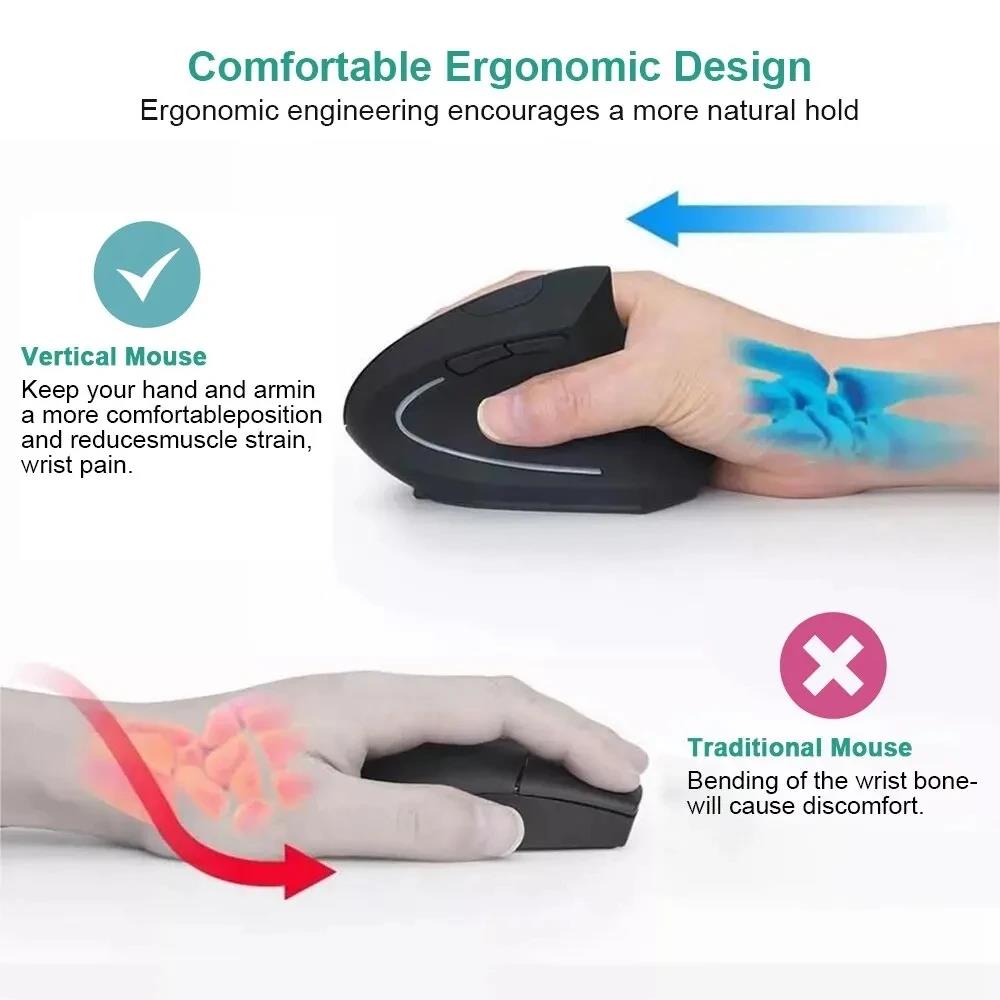 Vertical Mouse Ergonomic Mouse - Laptop Mouse 评论和价格