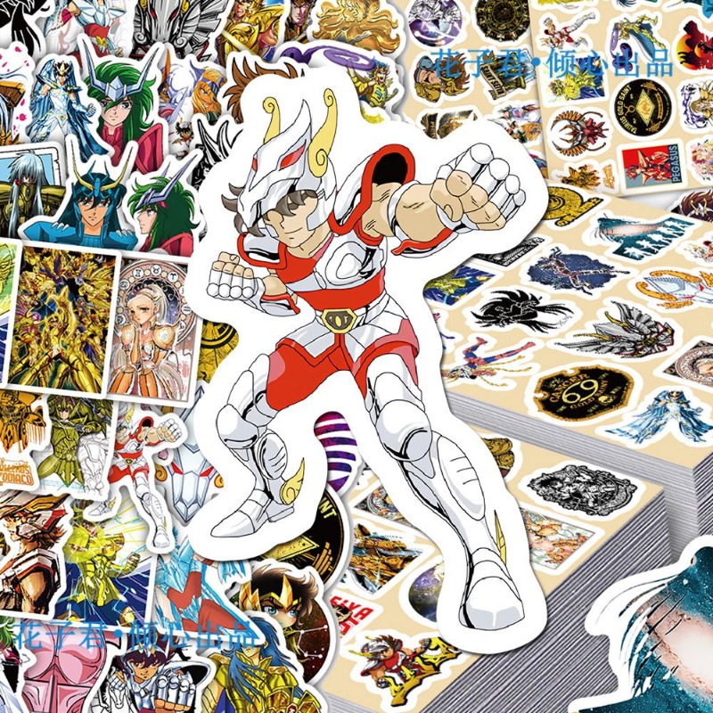 101Pcs Saint Seiya Anime Stick - Laptop Original Accessories 评论和价格