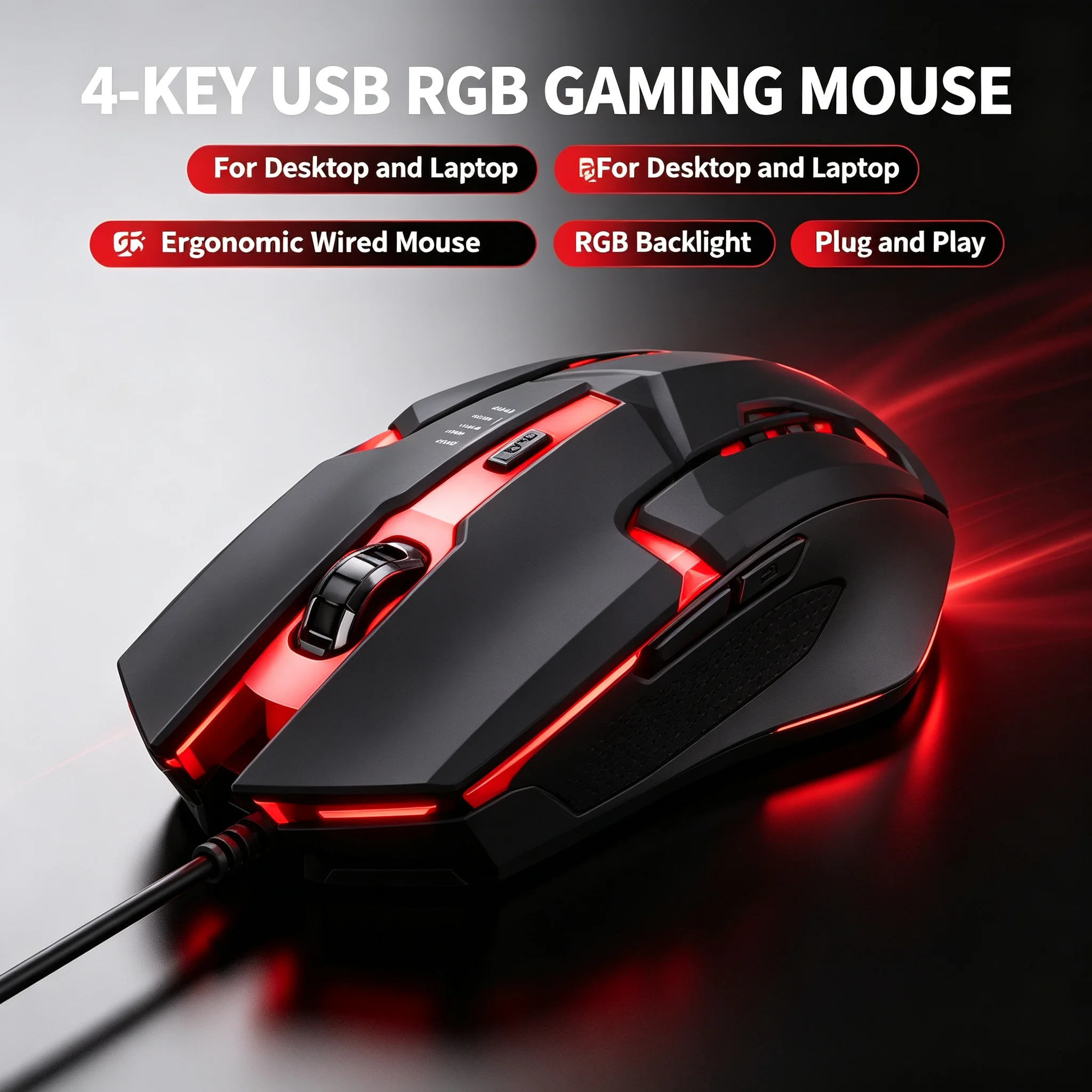 Colorful 3-Button LED E-Sports - Laptop Mouse 评论和价格