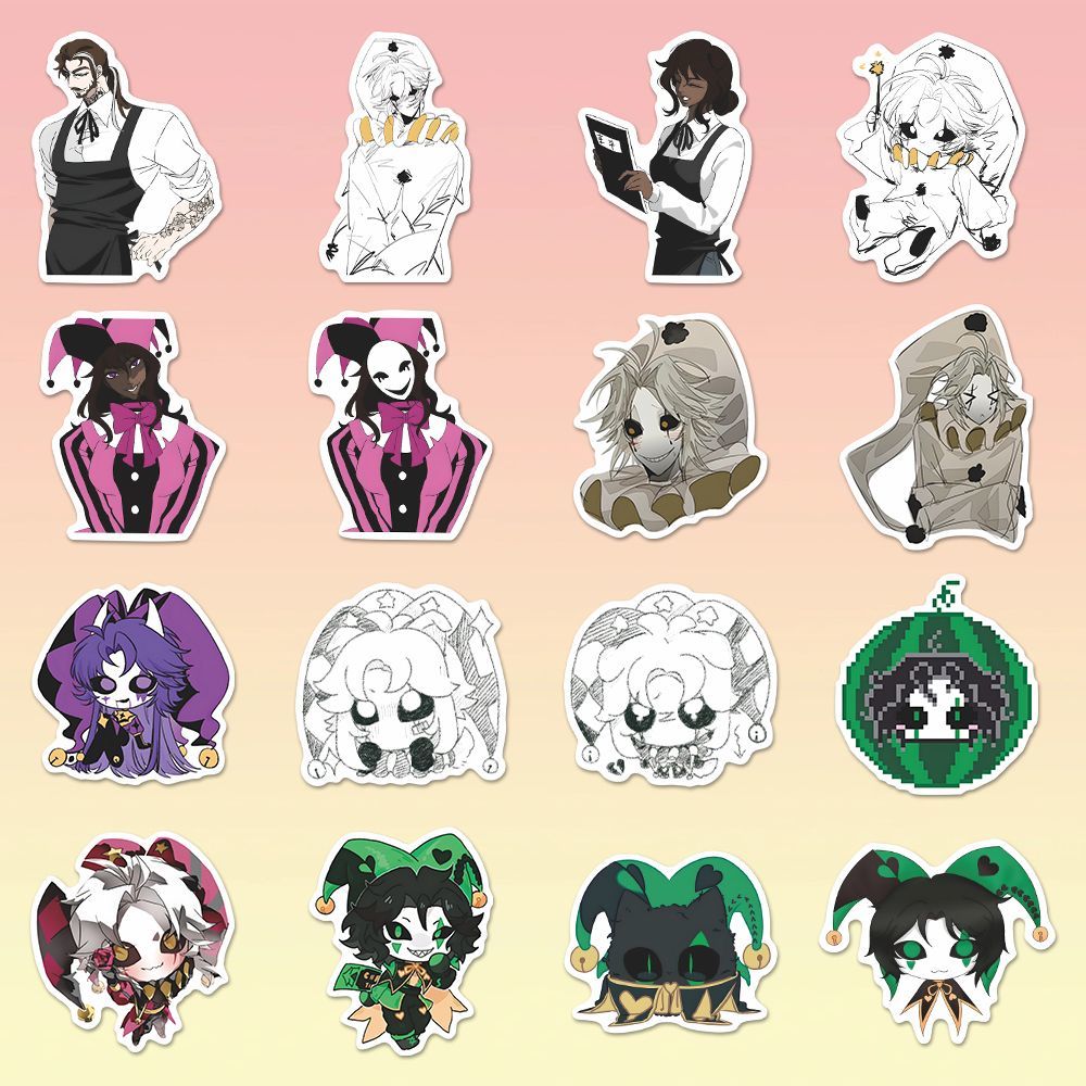 73PCS The Freak Circus Pierrot - Laptop Original Accessories 评论和价格