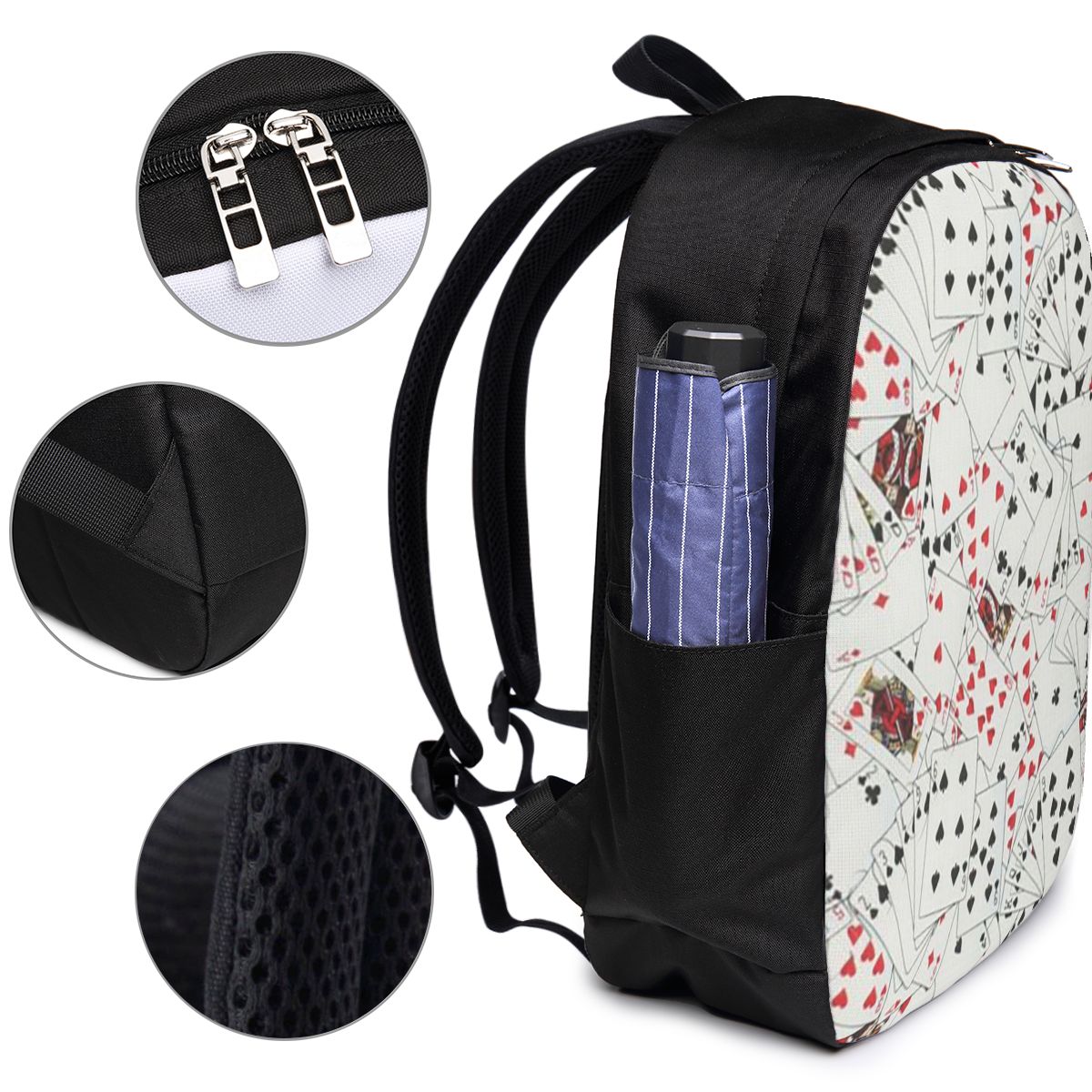 Playing Cards Poker Print Back - Laptop Bag 评论和价格
