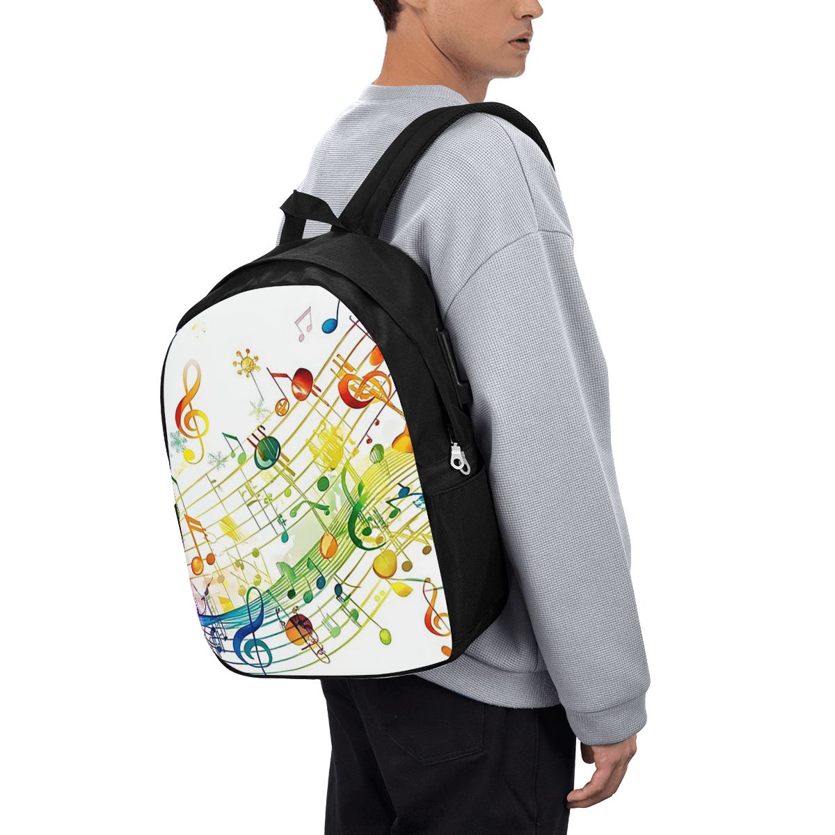 Abstract Piano Keys With Music - Laptop Bag 评论和价格