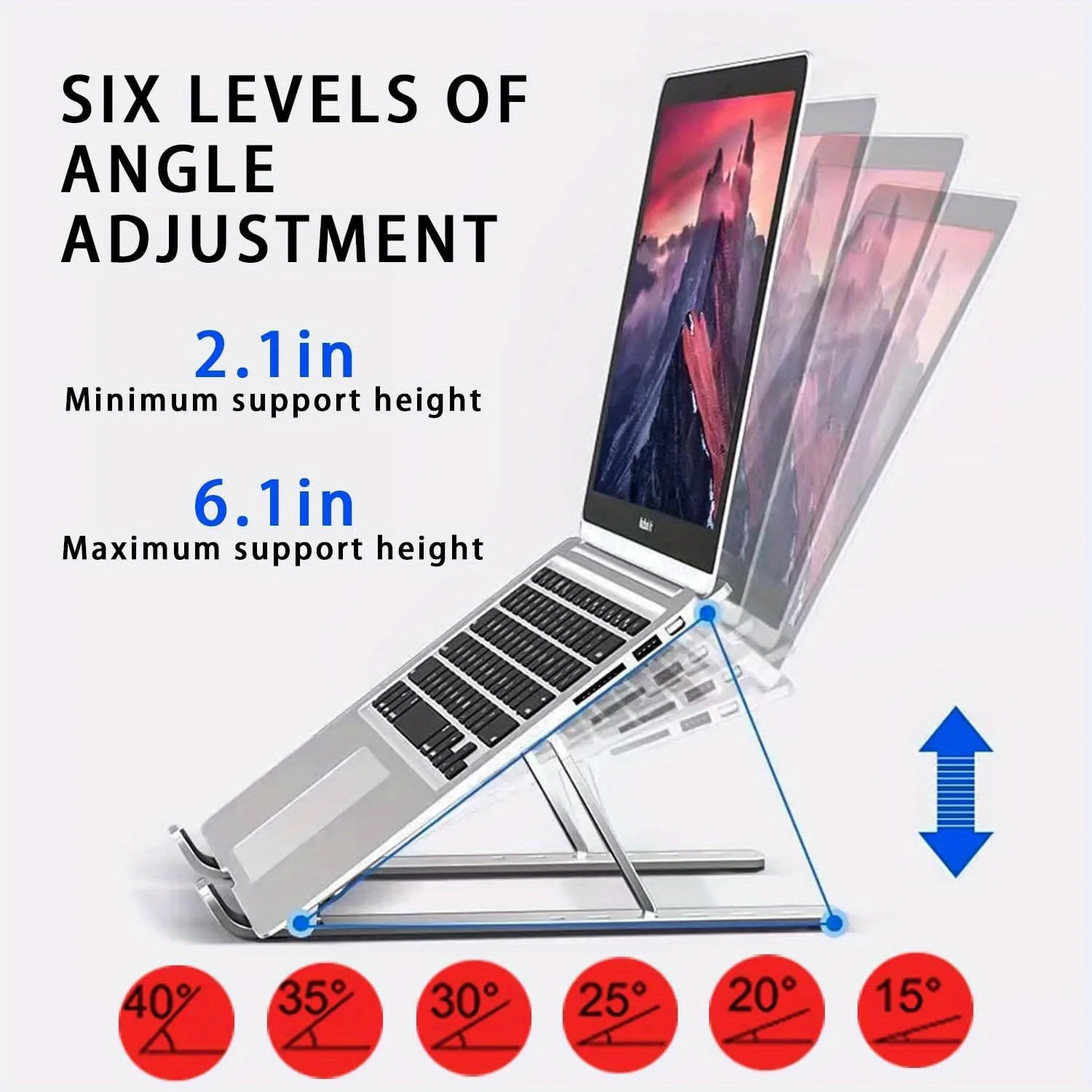 Adjustable Aluminum Laptop Sta - Laptop Cooling Pad 评论和价格