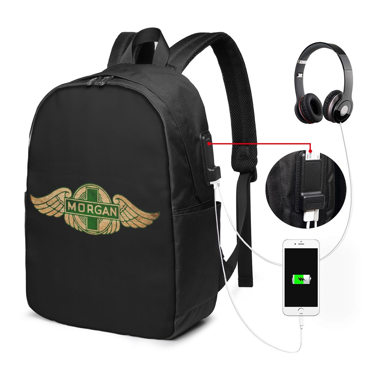 Morgan Motor Car Company Backp - Laptop Bag 评论和价格