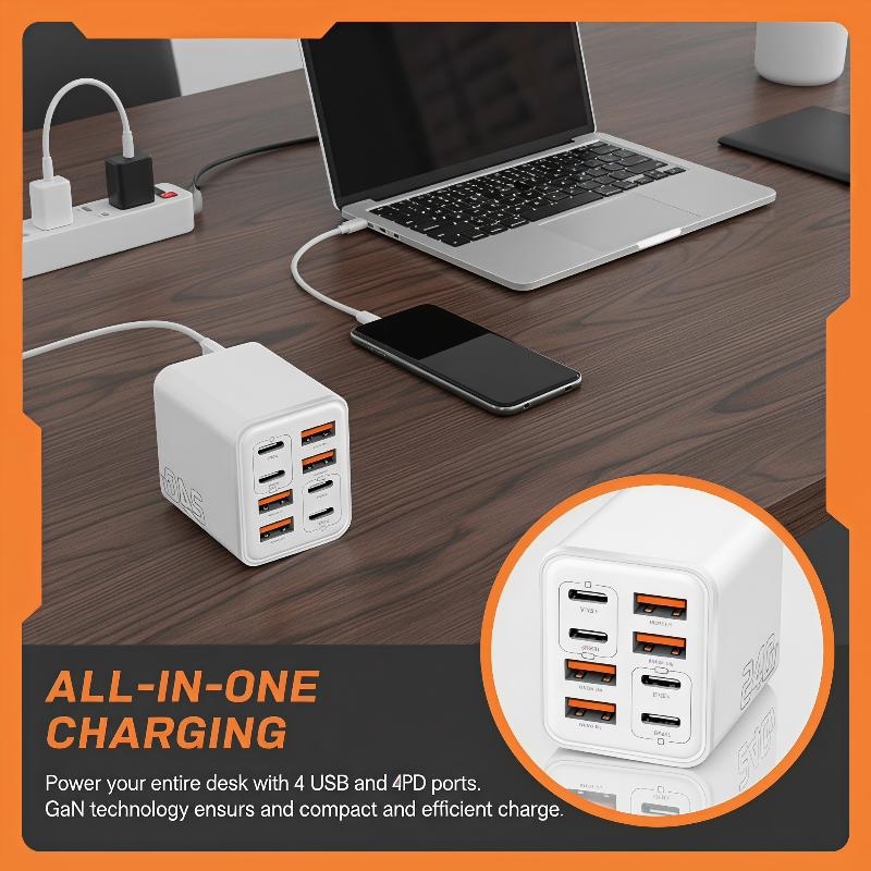 240W GaN USB C Charger 8 In 1  - Laptop Charger 评论和价格