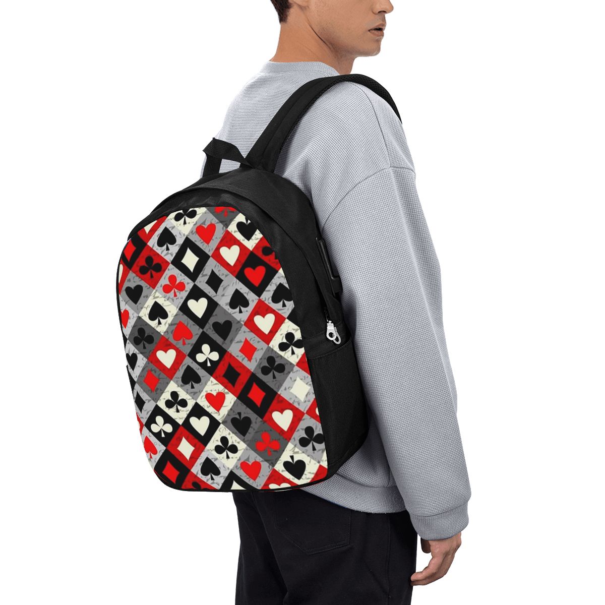 Playing Cards Poker Print Back - Laptop Bag 评论和价格