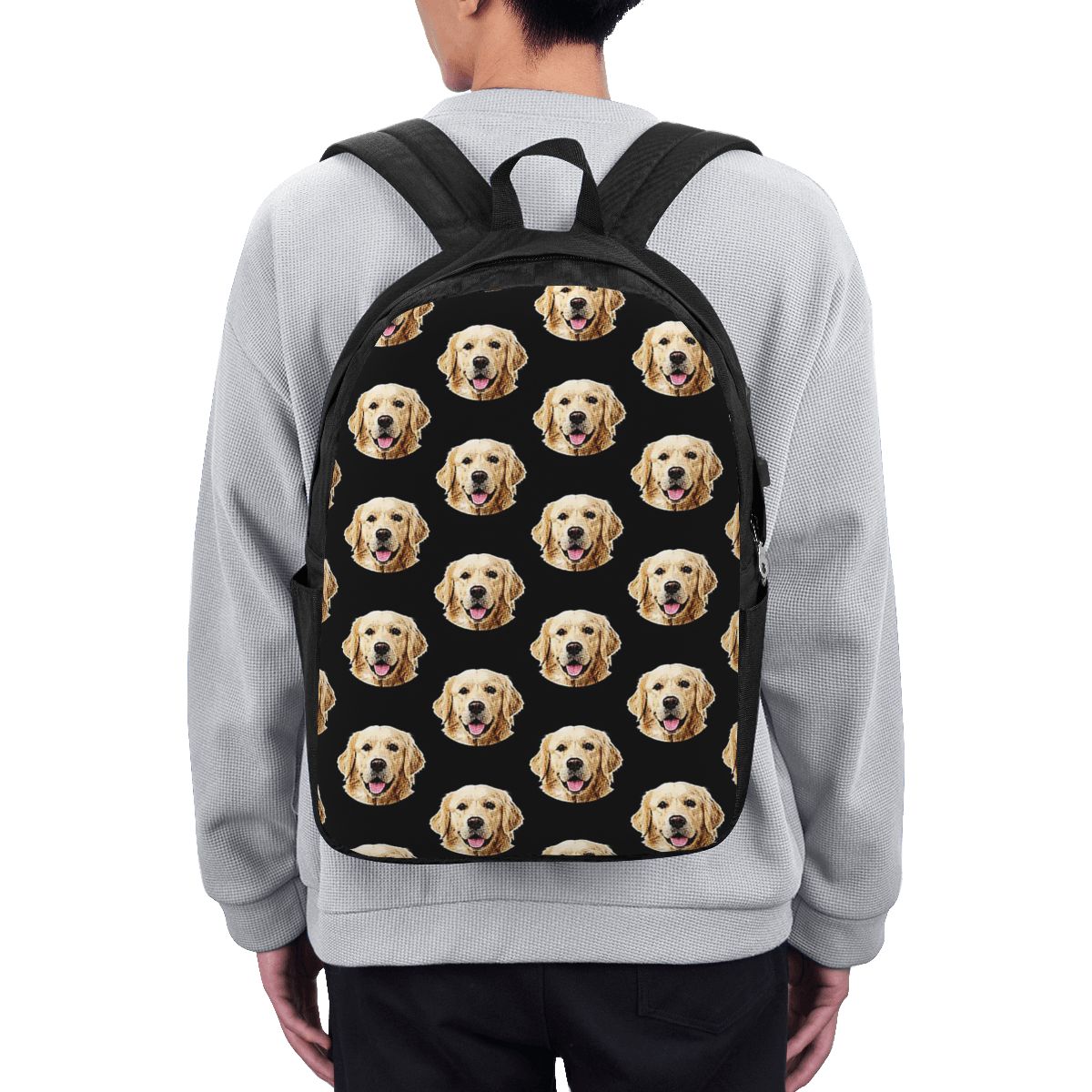 Funny Golden Retriever Face Po - Laptop Bag 评论和价格