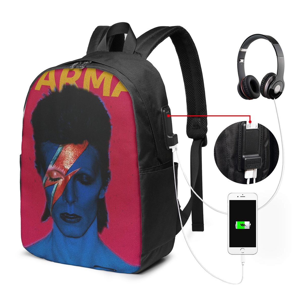 Davids Bowied Backpack Travel  - Laptop Bag 评论和价格