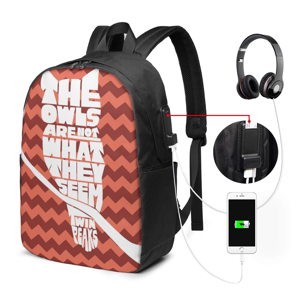 Twin Peaks Red Room Backpack T - Laptop Bag 评论和价格