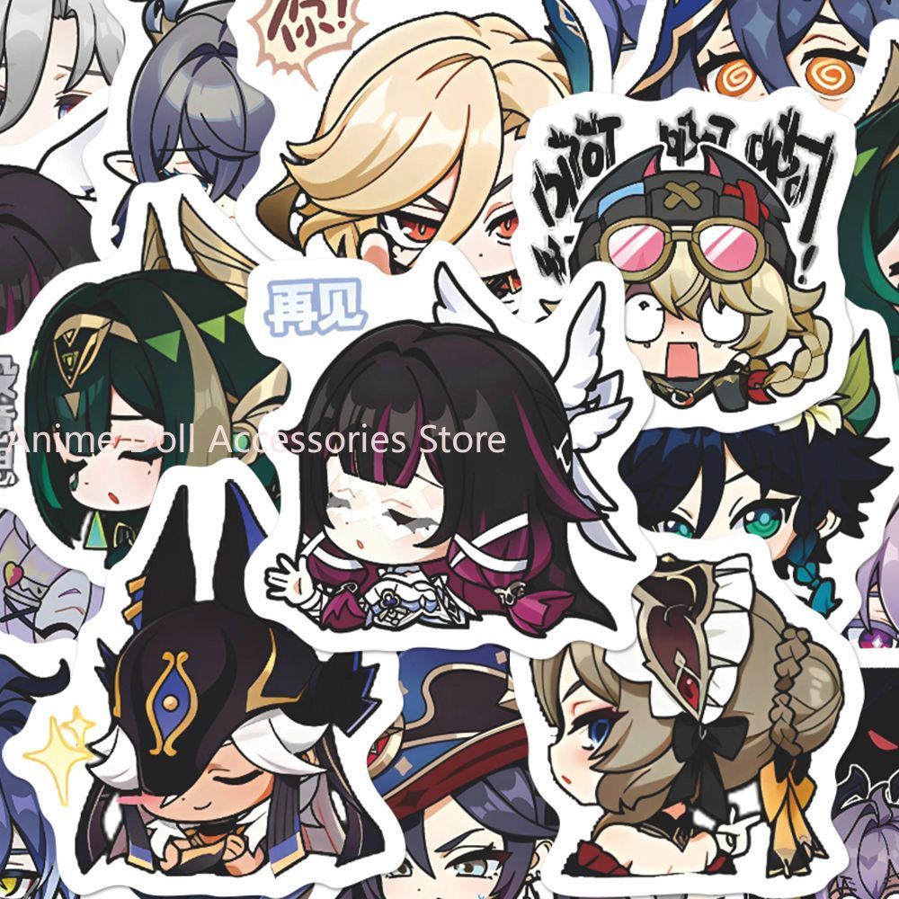 64PCS Genshin Impact Moon Maid - Laptop Original Accessories 评论和价格