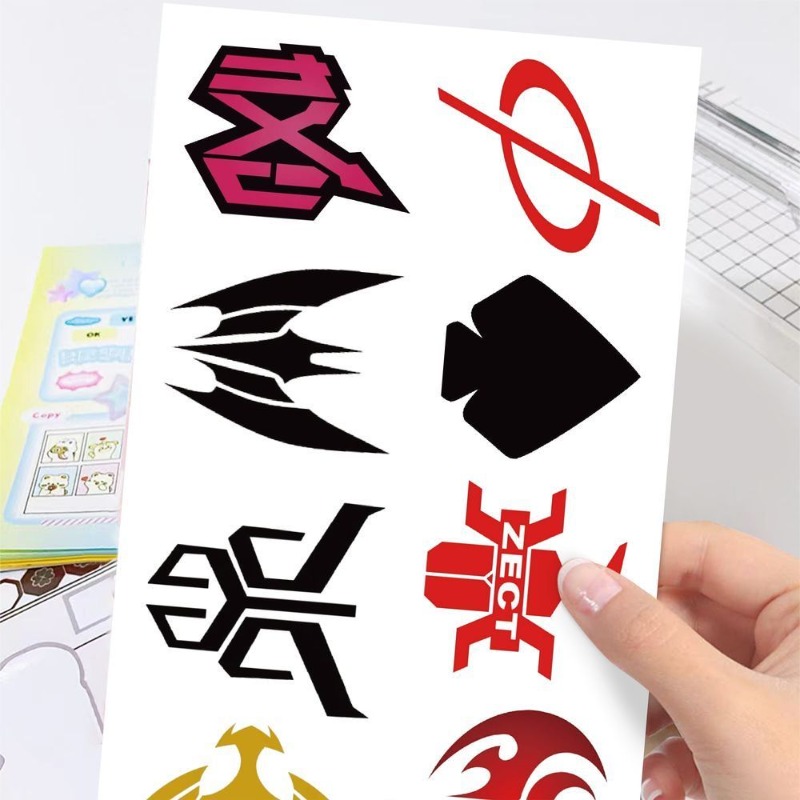 60 Sheets Kamen Rider Logo Sti - Laptop Original Accessories 评论和价格